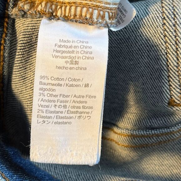 Madewell Cali Demi Boot Cut Blue Denim Jeans Size 29 - Picture 6 of 9